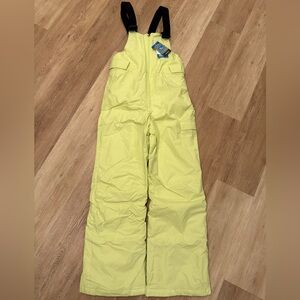 Columbia Youth Unisex Snowslope III Bib Neon Green/Yellow